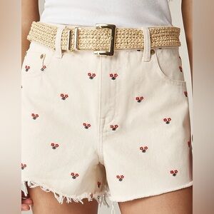 J.Crew Floral Embroidered Women's low rise Shorts 33